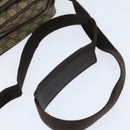 GUCCI GG Supreme Shoulder Bag PVC Brown Silver Auth bs30401-7