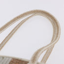 FENDI Tote Bag Canvas Beige Gold Auth bs30403-14