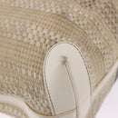 FENDI Tote Bag Canvas Beige Gold Auth bs30403-16