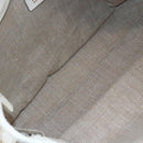 FENDI Tote Bag Canvas Beige Gold Auth bs30403-11