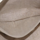 FENDI Tote Bag Canvas Beige Gold Auth bs30403-23
