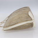 FENDI Tote Bag Canvas Beige Gold Auth bs30403-3