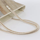 FENDI Tote Bag Canvas Beige Gold Auth bs30403-7