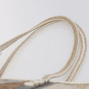 FENDI Tote Bag Canvas Beige Gold Auth bs30403-8