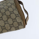 GUCCI GG Plus Supreme Clutch Bag PVC Beige Gold Auth bs30404-16