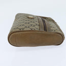 GUCCI GG Plus Supreme Clutch Bag PVC Beige Gold Auth bs30404-4