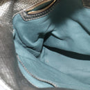 BVLGARI Leoni Hand Bag Leather 2way Champagne Gold Auth bs30406-21