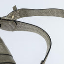 BVLGARI Leoni Hand Bag Leather 2way Champagne Gold Auth bs30406-8