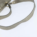 BVLGARI Leoni Handtas Leer 2way Champagne Goud Auth bs30406-9