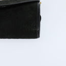 Christian Dior Trotter Canvas Chain Shoulder Bag Suede Black Gold Auth bs30407-14