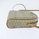 Christian Dior Honeycomb Canvas Shoulder Bag PVC Leather Beige Auth bs30408-4