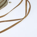 Christian Dior Honeycomb Canvas Shoulder Bag PVC Leather Beige Auth bs30408-7