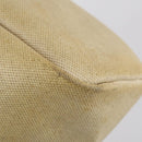 HERMES Her bag Hand Bag Canvas Coated Canvas 3 Set Beige Black Auth bs30411-14