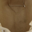 HERMES Her bag Hand Bag Canvas Coated Canvas 3 Set Beige Black Auth bs30411-15