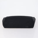 HERMES Her bag Hand Bag Canvas Coated Canvas 3 Set Beige Black Auth bs30411-6