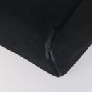 HERMES Her bag Hand Bag Canvas Coated Canvas 3 Set Beige Black Auth bs30411-7