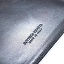 BOTTEGA VENETA INTRECCIATO Clutch Bag Leather Black Auth bs30412-9