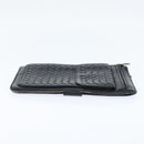 BOTTEGA VENETA INTRECCIATO Clutch Bag Leather Black Auth bs30412-6