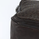 BOTTEGA VENETA INTRECCIATO Shoulder Bag Leather Dark Brown Auth bs30413-9