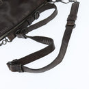 BOTTEGA VENETA INTRECCIATO Shoulder Bag Leather Dark Brown Auth bs30413-7