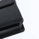 GIVENCHY Hand Bag Leather Black Gold Auth bs30415-9