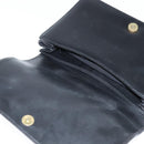 GIVENCHY Hand Bag Leather Black Gold Auth bs30415-10