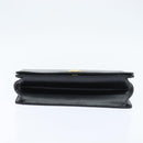 GIVENCHY Hand Bag Leather Black Gold Auth bs30415-5