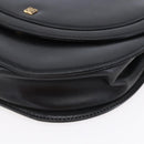 GIVENCHY Hand Bag Leather Black Gold Auth bs30417-9