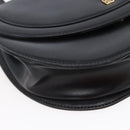 GIVENCHY Hand Bag Leather Black Gold Auth bs30417-14