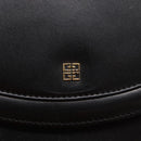 GIVENCHY Hand Bag Leather Black Gold Auth bs30417-17