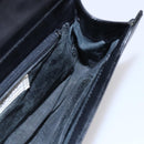 GIVENCHY Hand Bag Leather Black Gold Auth bs30417-19