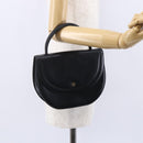 GIVENCHY Hand Bag Leather Black Gold Auth bs30417-23
