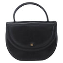 GIVENCHY Hand Bag Leather Black Gold Auth bs30417-13