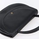 GIVENCHY Hand Bag Leather Black Gold Auth bs30417-6