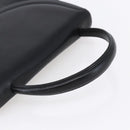 GIVENCHY Hand Bag Leather Black Gold Auth bs30417-7