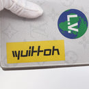 LOUIS VUITTON Portefeuille Brother Logo Story Wallet White M67822 Auth bs30418-17