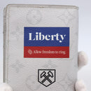 LOUIS VUITTON Portefeuille Brother Logo Story Wallet White M67822 Auth bs30418-18