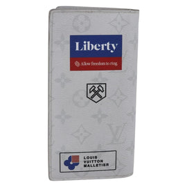 LOUIS VUITTON Portefeuille Brother Logo Story Wallet White M67822 Auth bs30418 - 0