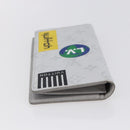 LOUIS VUITTON Portefeuille Brother Logo Story Wallet White M67822 Auth bs30418-5
