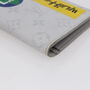 LOUIS VUITTON Portefeuille Brother Logo Story Wallet White M67822 Auth bs30418-14