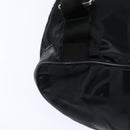 Salvatore Ferragamo Gancini Backpack Nylon Leather Black Silver Auth bs30419-15