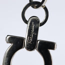 Salvatore Ferragamo Gancini Backpack Nylon Leather Black Silver Auth bs30419-10