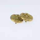 CHANEL COCO Mark Earring metal Gold CC Auth bs30420-6
