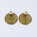 CHANEL COCO Mark Earring metal Gold CC Auth bs30420-7