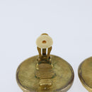 CHANEL COCO Mark Earring metal Gold CC Auth bs30420-8