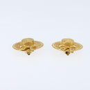 CHANEL Earring metal Gold CC Auth bs30421-3