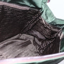 PRADA Tote Bag Nylon Khaki Silver Auth bs30429-19