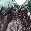 PRADA Tote Bag Nylon Khaki Silver Auth bs30429-20