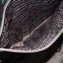 PRADA Tote Bag Nylon Khaki Silver Auth bs30429-21