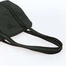 PRADA Tote Bag Nylon Khaki Silver Auth bs30429-7